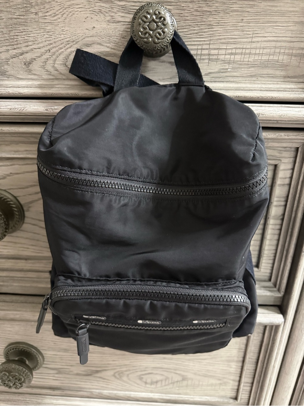 Lesportsac Black Nylon Mini Backpack